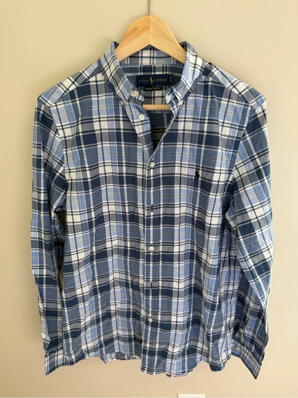 Kids Ralph Lauren Blue Plaid Button-Down Shirt